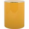 MSV serie bagno "ASPEN" design bidone per cosmetici bidone a pedale bidone con coperchio basculante bidone per rifiuti 6 litri (ØxH): circa 18,5 x 26 cm giallo pastello