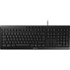 CHERRY TAS STREAM KEYBOARD Corded GB-Layout schwarz