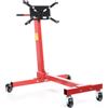 Wiltec Cavalletto motore Wiltec fino a 450 kg in acciaio verniciato con rotelle Sollevatore motore, sollevatore cambio, supporto cambio
