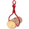 Wiltec Pinze forestali Wiltec per tronchi d'albero fino a 635 mm, forza di trazione di 1100 kg, pinze per legname, pinze di sollevamento, pinze per imballaggio con 2 mandrini di serraggio