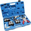 Wiltec Set di pinze per fasce elastiche Wiltec in valigetta per fasce elastiche 50-100 mm, strumento speciale per il montaggio e la pulizia delle fasce elastiche
