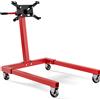 Wiltec Cavalletto motore Wiltec fino a 570 kg in acciaio verniciato con rotelle Sollevatore motore, sollevatore cambio, supporto cambio