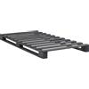 vidaXL Letto a pallet vidaXL grigio in legno massello di pino 100×200 cm
