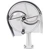 vidaXL Affettaverdure manuale argento 22 x 44,5 cm alluminio