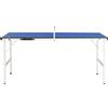 vidaXL Tavolo da ping pong con rete 5 piedi 152×76×66 cm Blu
