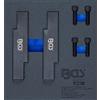 BGS technic BGS inserto carrello officina 1/6: set di attrezzi per la regolazione del motore per Porsche Macan 3.0S / 3.6 Turbo - 9218