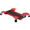 Wiltec Ausilio di manovra per moto Rotaia di manovra Piastra di manovra Ausilio di parcheggio Cavalletto per moto 60x42x7,5 cm fino a 250 kg