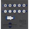 BGS technic BGS inserto carrello officina 1/6: Set di attrezzi per serratura cerchi per Mercedes-Benz 12 pezzi - 9338