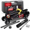 Deuba Cric Idraulico a Carrello 2t 135-330 mm Cambio Gomme Chiave Dinamometrica 6pz. 1/2" 40-210Nm
