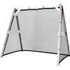 AXI SportsFun 4-in-1 in grigio/bianco | Telaio 4-in-1 per swing, calcio, pallavolo e tennis | Swing Frame & Net per vari sport
