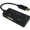Value Valore VALUE 12993153 0,1 m DisplayPort VGA (D-Sub)+ HDMI + DVI Nero