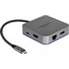 DELOCK Dockingstation USB Typ-C Mobilgeräte 4K HDMI/Hub/LAN/