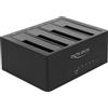 DeLOCK USB Type-C Docking Station per 4 x SATA HDD / SSD - Alloggiamenti per HDD: 4 - 2,5" / 3,5" condivisi