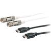 Schwaiger Set di collegamento cavo SAT e HDMI 1,5 m