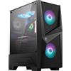 MSI Case MSI GEH Midi MAG Forge 100R (B/Tempered Glas/RGB Fan)