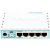 MikroTik RouterBOARD hEX, 880MHz dual-core CPU, 256MB RAM, 5x LAN, USB, microSD slot, vč. L4 licence