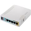 MikroTik RouterBOARD RB951Ui-2HnD, 600MHz CPU, 128MB RAM, 5x LAN, integr. 2.4GHz Wi-Fi, vč. L4 licence