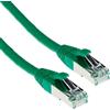 ACT Green 20 metri di cavo patch LSZH SFTP CAT6A senza strappo con connettori RJ45 CAT6A S/FTP LSZH SNG GN 20.00M (FB7720)