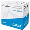 Lanberg Cavo di rete UTP rigido categoria 5e Lanberg LCU5-11CC-0305-S bobina 305 m
