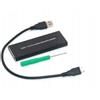 CoreParts MSUB8001 Speicherlaufwerksgehäuse SSD-Gehäuse Schwarz M.2 (MSUB8001)