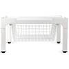 Nedis Kit Sovrapposizione per Lavatrice e Asciugatrice | Cestello | 200 kg | Bianco