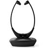Nedis Cuffie TV wireless | Rf | In-ear | Durata della batteria massima: 4,5 ore | 35 m | Audio digitale | Bambola della batteria | Controllo dell'equilibrio | Nero