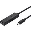 VALUE Prolunga USB 2.0, attiva, con ripetitore, A-C, nera, 15 m