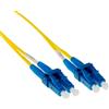 ACT 10 metri LSZH Cavo patch in fibra monomodale 9/125 OS2 ad avvio corto duplex con connettori LC