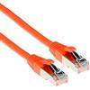 ACT Arancione 15 metri di cavo patch LSZH SFTP CAT6A snagless con connettori RJ45. Cat6a s/ftp lszh sng o 15,00m (FB7115)