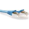 ACT Blue 15 metri di cavo patch LSZH SFTP CAT6A snagless con connettori RJ45. Cat6a s/ftp lszh sng bu 15,00m (FB7615)