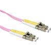 ACT 0,5 metri LSZH Cavo patch in fibra multimodale 50/125 OM4 duplex con connettori LC