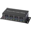 Renkforce Hub di interfaccia Renkforce 1318454 USB 3.2 Gen 1 (3.1 Gen 1) Type-A 5000 Mbit/s Nero