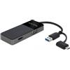 DELOCK USB 3.2 Gen 1 Adapter zu 4K HDMI + VGA Splitter Funkt