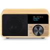 SANGEAN Radio portatile 2W DAB+/FM/RDS BT AuxIn alimentazione/batteria legno naturale