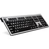 Logickeyboard LKB-LPRNTWB-AJPU USB francese nero