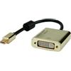 ROLINE Adattatore ROLINE GOLD 4K Mini DisplayPort-DVI, Aktiv, v1.2, Mini DP ST - DVI BU