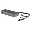 StarTech.com Docking station USB-C e USB-A - Docking station universale per portatili, doppio 4K DP e HDMI, 100W PD, Mac/Windows/Chrome OS, Hub 4x USB 5Gbps, GbE