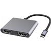 Microconnect USB3.1CHDMIX2 Adattatore grafico USB nero (USB3.1CHDMIX2)