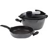 STONELINE® SMELL WELL FUTURE Set di pentole 4 pezzi 24 cm | con coperchio