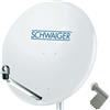 Schwaiger Sistema SAT SCHWAIGER 80 cm 4 partecipanti Quad-LNB (con interruttore) Grigio chiaro