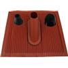 Televes Kit di montaggio TELEVES per SPAHA48/.. Tegole in alluminio rosse MK con ingresso cavi SPAZ48RK