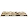 vidaXL Rete a doghe, 2 pezzi, con 28 doghe, 7 zone, 70x200 cm
