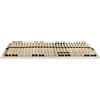 vidaXL Rete a doghe, 2 pezzi, con 28 doghe, 7 zone, 80x200 cm