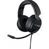 THE G-LAB Korp THALLIUM Gaming Headset USB 7.1 Digital Surround - Cuffie da gioco - Microfono a cancellazione di rumore, LED RGB - Compatibile con PC PS4 Mac (nero)