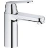 Grohe Eurosmart Cosmopolitan Mitigeur monocommandé pour lavabo, M-Size, saillie 122mm, vidage Push-Open, EcoMode, 23928000, 23928000