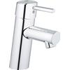 Grohe Concetto Mitigeur monocommandé pour lavabo, S-Size, saillie 101mm, vidage Push-open, chrome, 23931001, 23931001