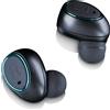 Lenco EPB-410BK - Inserti auricolari Bluetooth® IPX4 TWS con power bank - Nero