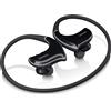 Lenco BTX-750BK - Cuffie Bluetooth® resistenti agli spruzzi con lettore MP3 - Nero