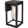 Globo Lighting luce da esterno in alluminio pressofuso nero opaco, 1x E27 LED