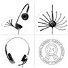 GEQUDIO WA9023 GEQUDIO Headset 2-Ohr für Mitel,Aastra,Poly,Gigaset-RJ Kabel